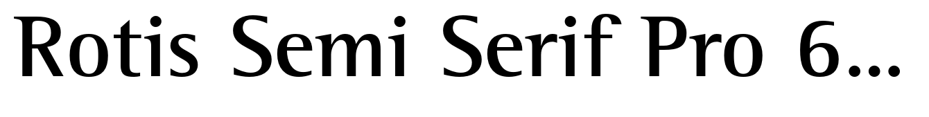 Rotis Semi Serif Pro 65 Bold